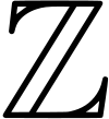 The Zahlen symbol, often used to denote the set of all integers