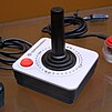 Original Commodore white and black joystick