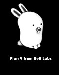 Glenda bunny mascot of plan 9 from bell black.jpg