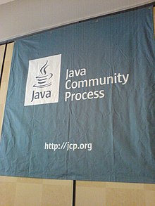 Java Community Process banner at JavaOne 2006.jpg
