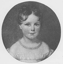 Ada Byron, portrait at age four